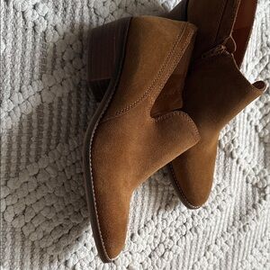 Lucky Brand Brown Suede Ankle Boots